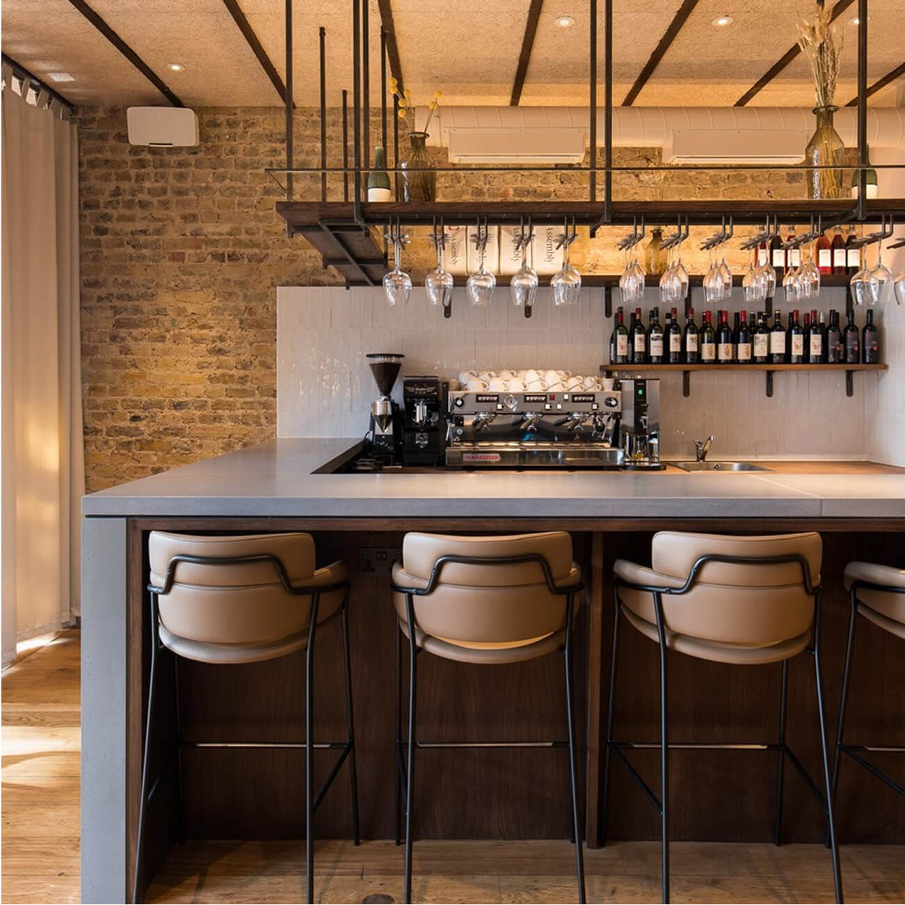 The wine room bar